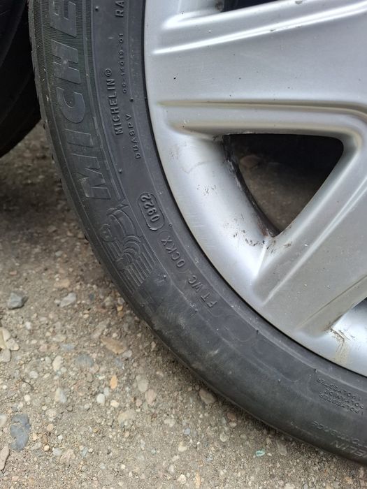 Vand set 4 jante R 16 vw passat b6 b5 au si anvelope 205 55 16 2 m+s 2 vara