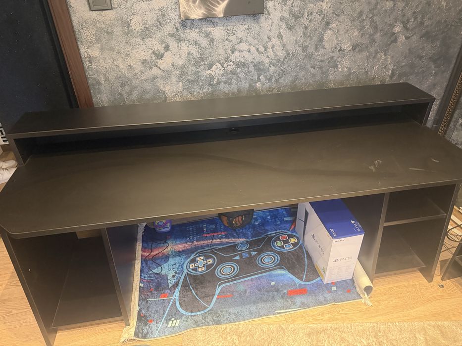 birou negru mat 1.90m