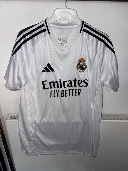 Tricou XL Real Madrid Mbappe Nou Alb