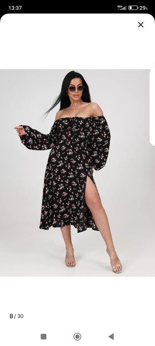 Летнее женское платье 46 размера