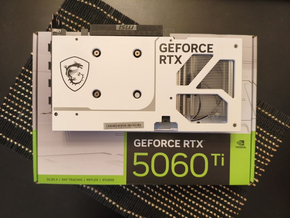#GARANTIE# / Placa video / MSI RTX 5060 Ti VENTUS 2X OC WHITE PLUS / 8GB GDDR7 / 128-bit