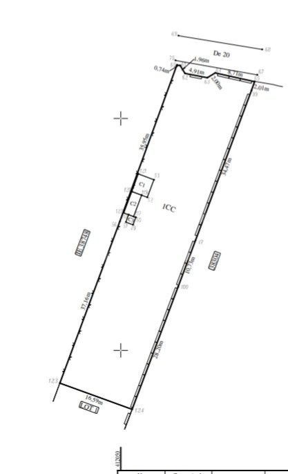 Teren utilitati, 1.236 mp, 16.6 m deschidere, zona Carcea
