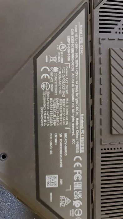 Dezmembrez Asus Rog Strix G814JV-N6035