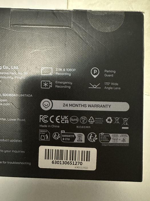 Camera auto Wolfang WD02, NOU Sigilata