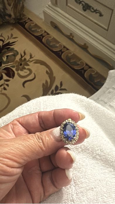 Набор сапфиром с бриллиагтами