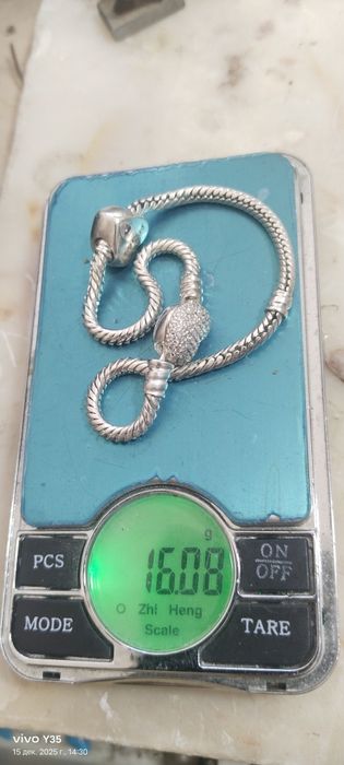 Pandora серебро браслет 925 пуроба