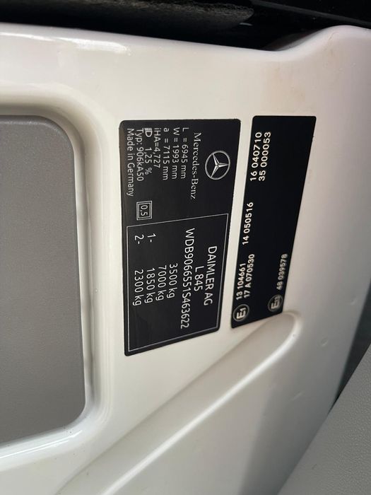 Mercedes Sprinter 519 Lung V6 190 CP E5 3.5T CAT. B CLIMA nerulat RO