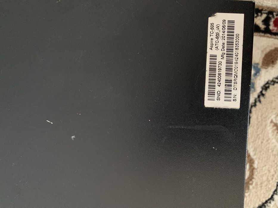 Продаетая блок компьютера acer