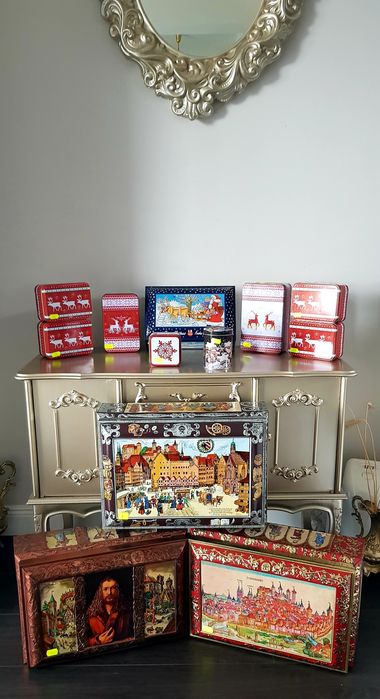 Cutii metalice vechi decorative