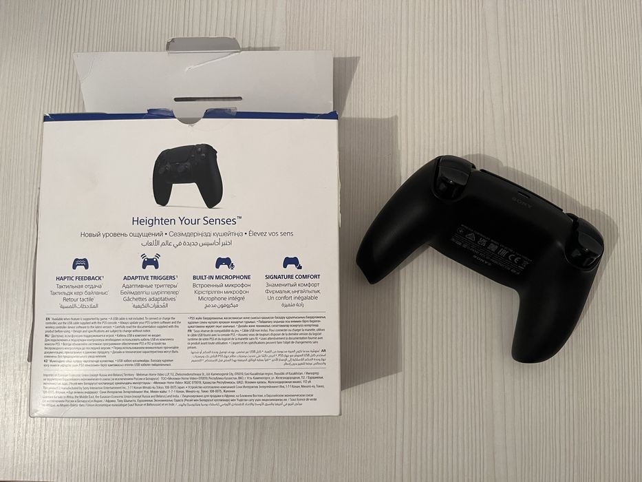dualsense PS5 controller геймпад джойстик | черный black