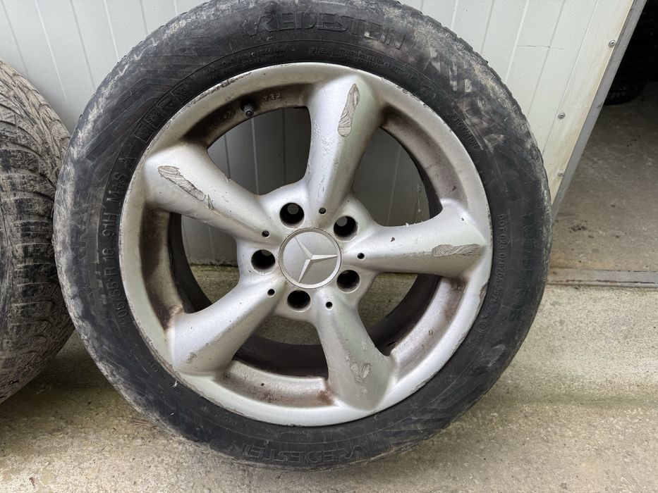 4 бр джанти KBA 16ки 5х112  7.5J ET38 със зимни гуми подарък 205/55/16