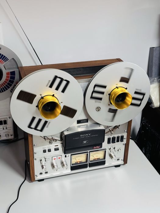 Magnetofon de colecție SONY TC-756-2,bias&EQ,benzi pe 26cm,Japan