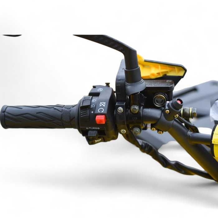 Бензиново ATV 150cc Автоматик, 8 инча гуми, теглич, Жълто, Нов Модел