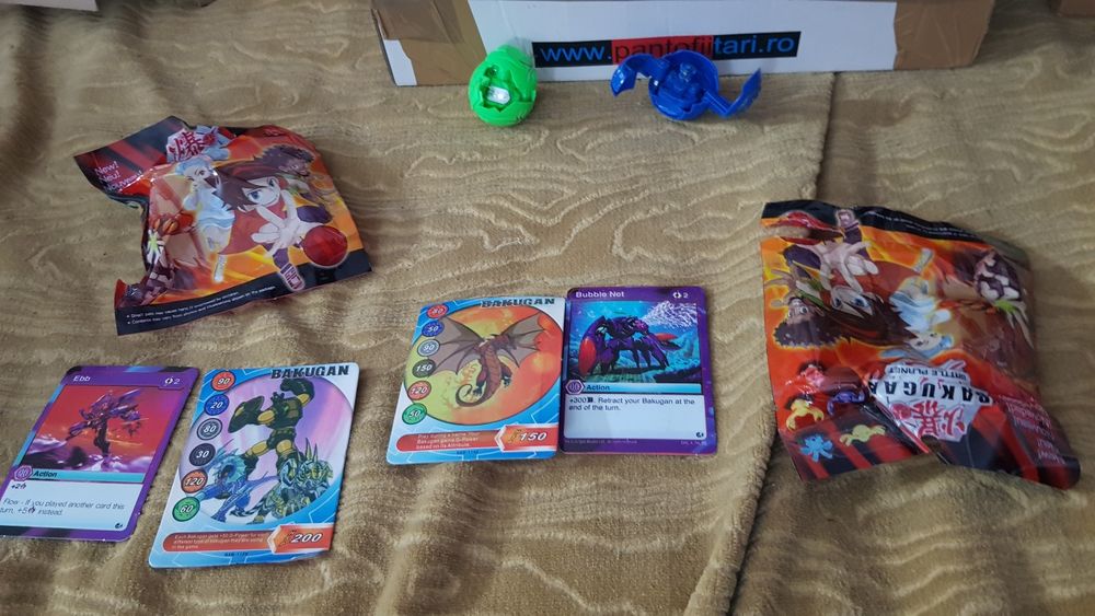 Pliculete sigilate Bakugan