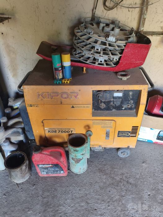 KIPOR KDE7000T Dizel Generator — 7 kVt