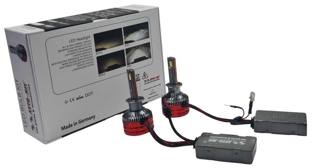 LED Крушки H1/Х1 240W  25,000LM  Комплект