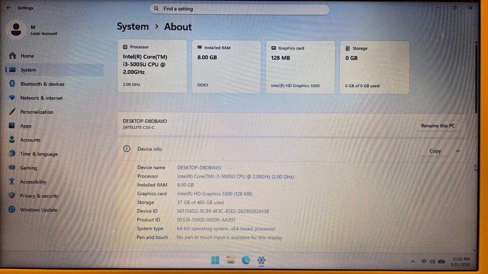 Doua laptopuri Toshiba Satellite C55