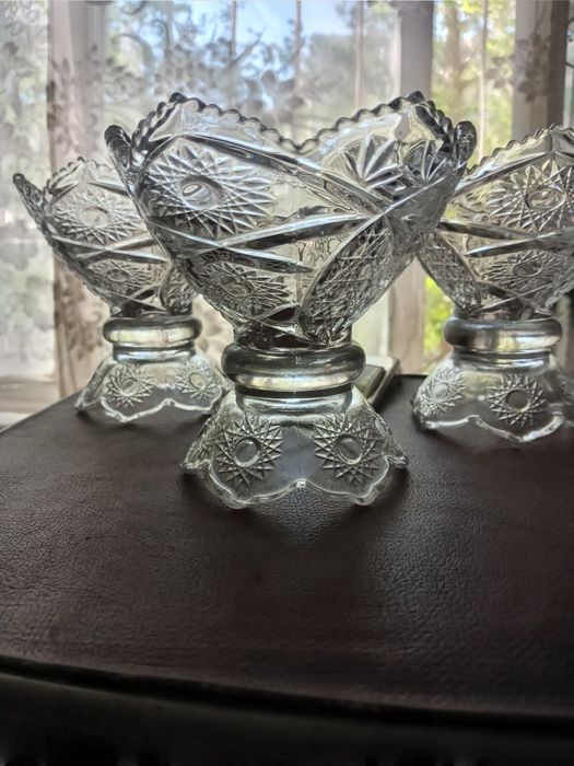 Вазы хрустальные винтажные