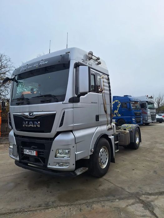 MAN TGX 18.500 4x2, 2019, 581.059km KIT BASCULARE, jante AL,Camera spate, AUTOMATA+INTARDER 6 trepte, Argintiu  metalizat, FRIGIDER, BALOANE FATA, Parasolar, GOARNE, Bara metalica fata, STARE FOARTE BUNA-POSIBILITATE LEASING 4 ani-PROMOTIE 25.900 EUR+Tva