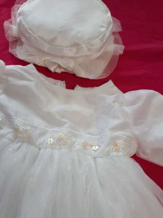 Rochiță/compleu ocazie/botez cu pantalon