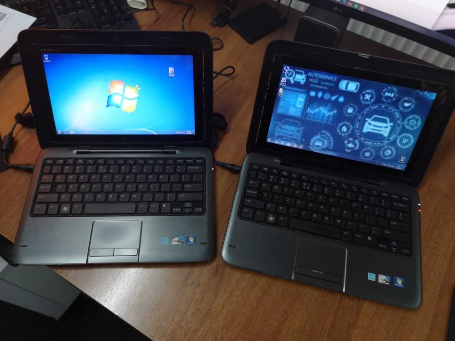 Vand 2 laptopuri Dell Inspiron DUO 1090 (2 in 1, laptop si tableta)