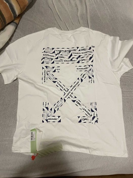 Vand Tricou Off White, nou cu eticheta, marimea L dar potrivit XL