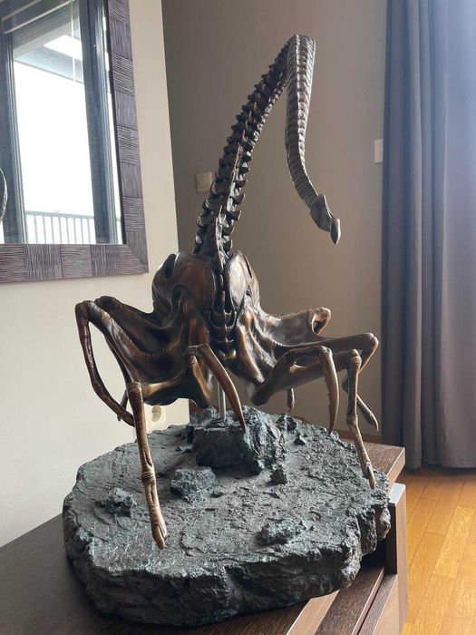 Alien queen facehugger sideshow recast, статуя / фигура