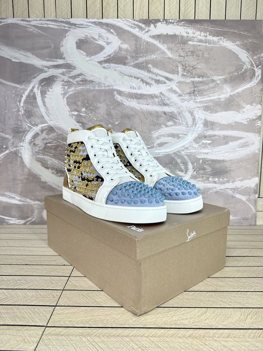 Christian Louboutin High Snake Steel