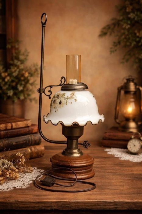 Candelabru si veioza,vintage