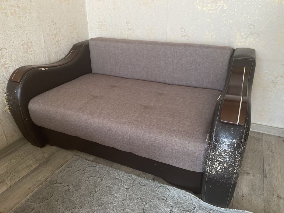 Продам диван,кресло,пуф б/у, самовывоз