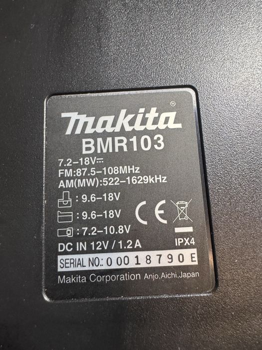 Radio Makita BMR103