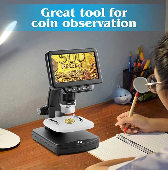 Цифров микроскоп висока разделителна способност увеличение до 1200