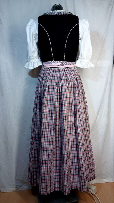 Dirndl Nr 38 Rochie bavareză, tiroleza sarafan tradițional austriac camașa Hess nr 38
