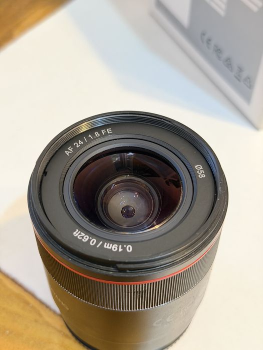 Obiectiv foto video samyang 24mm f1.8 FE E mount AF