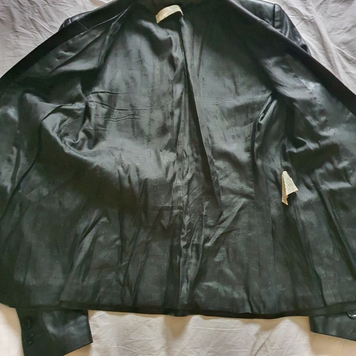 Sacou imitatie de piele Guess