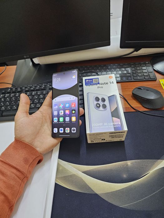 Redmi note 14pro 12/256gb(2025)iwlawi zur aybi yuq tozza telefon