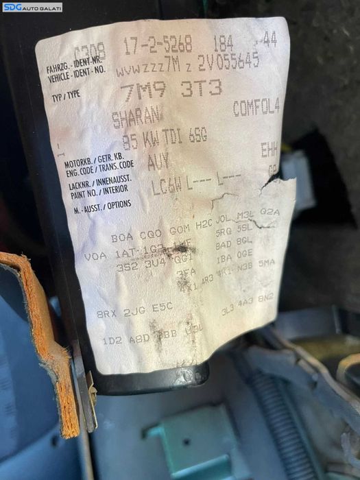 Chiulasa Chiuloasa Echipata FARA Ax Axa Came Supape Tacheti 1.9 TDI AUY Ford Galaxy 2001 - 2006