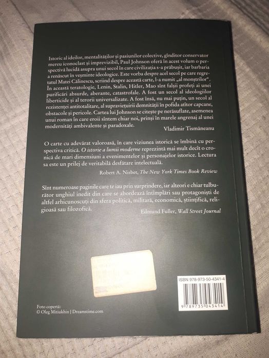 O istorie a lumii moderne: 1920-2000 de Paul Johnson
