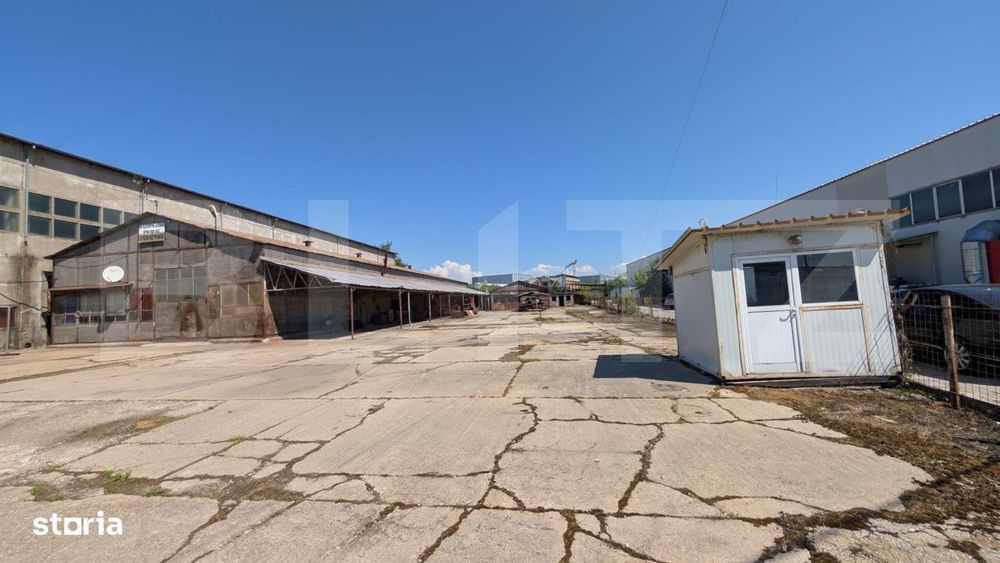 Teren 2.412 mp, hala 600 mp – front 32.5 m, zona Centura