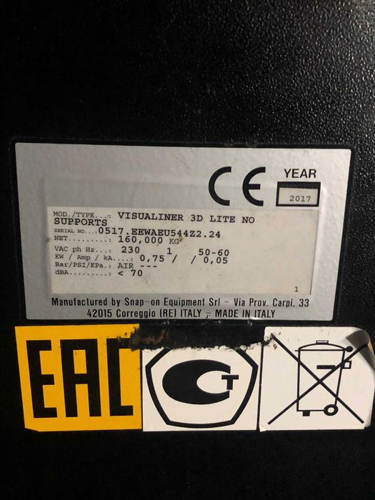 Aparat de geometrie auto John Bean 3D Lite 2017  CANAL/ELEVATOR