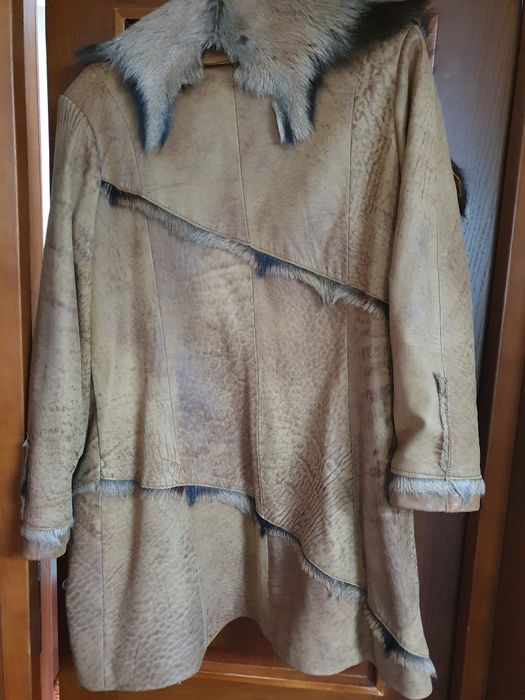 Haina cojoc din piele naturala-blana