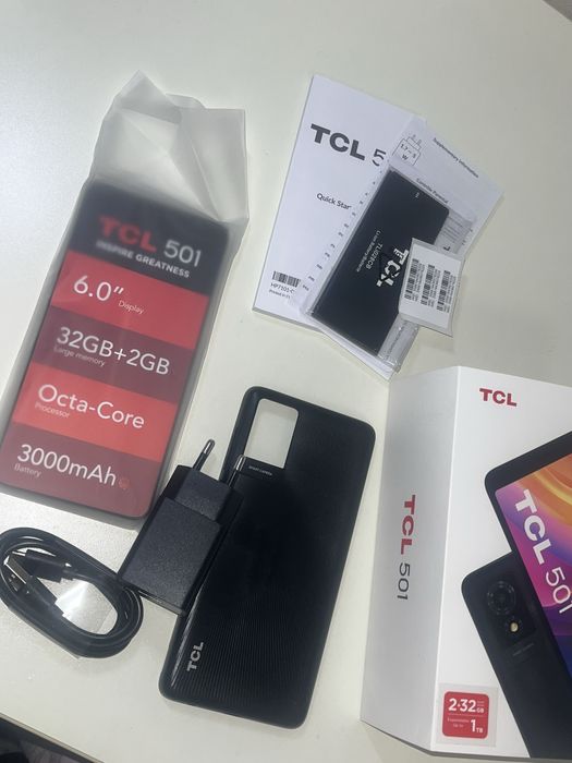 Vand Telefon mobil TCL 501, 2GB RAM, 32GB, 4G, Prime Black