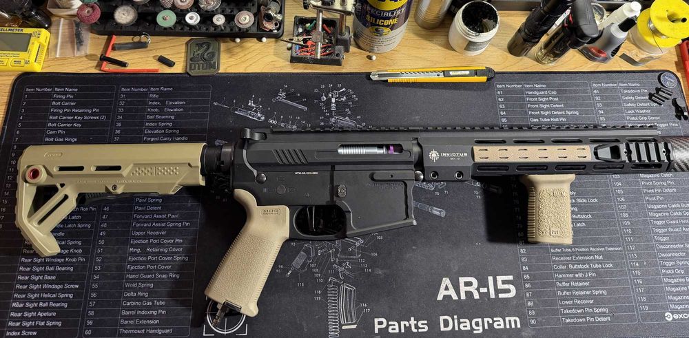 Еърсофт Реплика М4 HPA Wolverine MTW Inferno Spartan