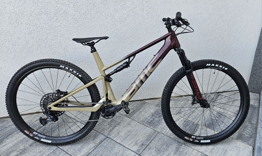 Bicicleta electrica BMC Fourstroke AMP LT full suspension full carbon motor TQ SL  GX Sram RockShox Sid