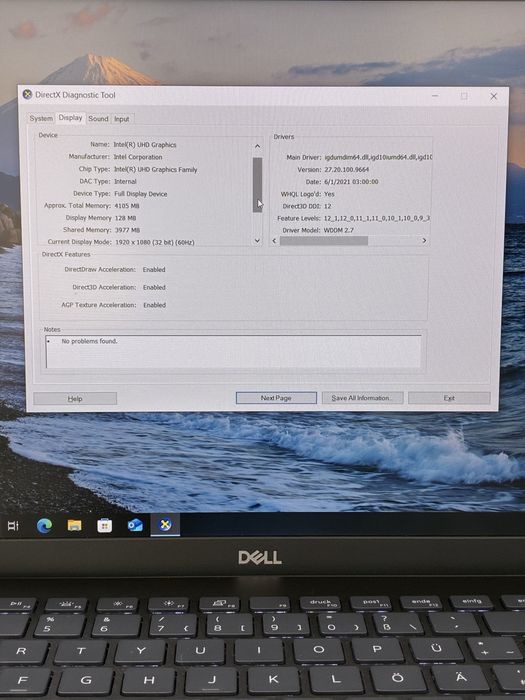 Laptop Dell Vostro 5501 | i5-1035G1 | 8GB RAM | 256GB SSD | 15.6"