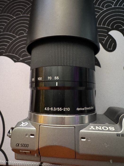 Sony a5000 APS-C mirror less + 55-210mm f4.5-6.3 OSS