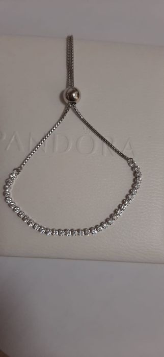 Bratara Pandora reglabila argint nou