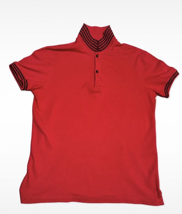 Tricou polo rosu corai - Massimo Dutti - marime L