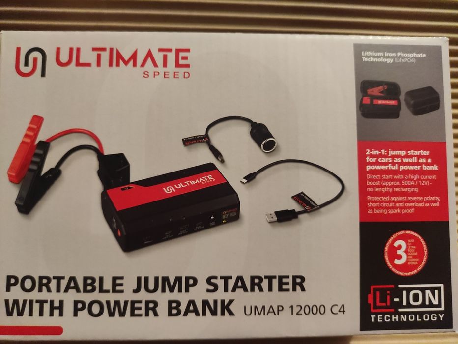 Jump starter motor auto cu functie power bank Ultimate speed
