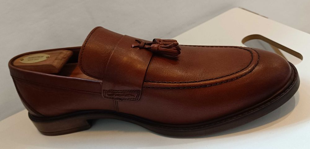 Pantofi loafer 45 tassel premium Red Tape NOI piele naturala moale